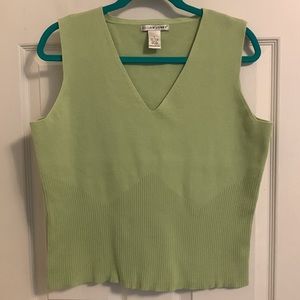 Lime Green Jillian Jones Sweater Vest